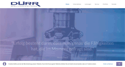 Desktop Screenshot of duerr-metall.de